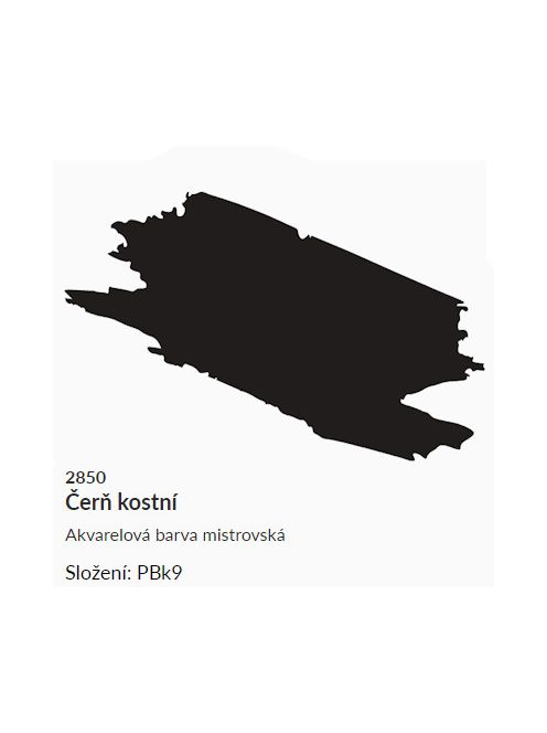Umton akvarellfesték 2,6 ml – 2850 Csontfekete