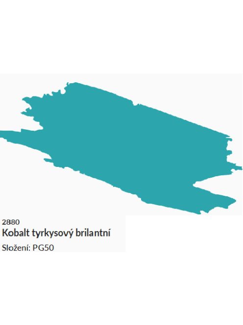 Umton akvarellfesték 2,6 ml – 2880 Kobalt türkiz briliáns