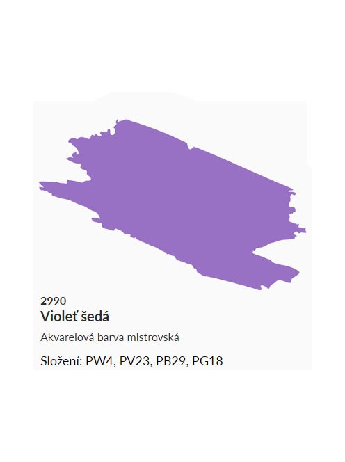 Umton akvarellfesték 2,6 ml – 2990 lila szürke
