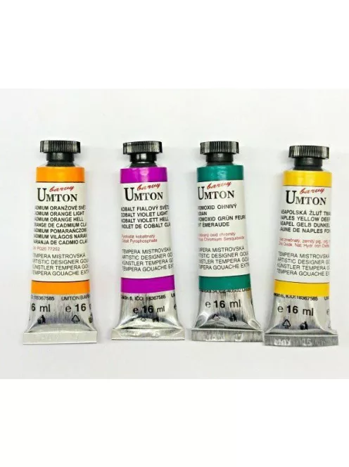 Temperafesték Umton 16ml  1035 permanens sötét vörös