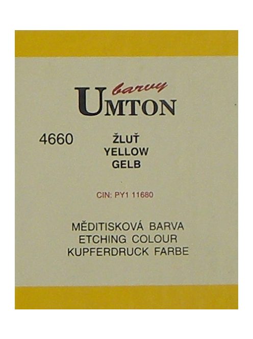 Umton réznyomdafesték 130ml – sárga
