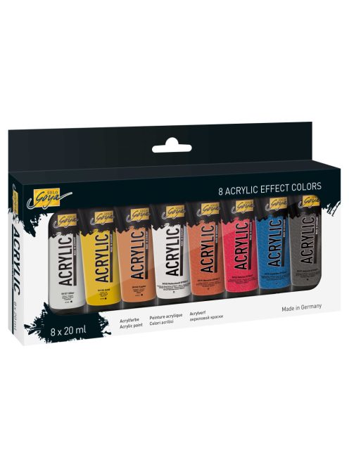 Akrilfesték készlet Kreul Solo Goya 8x20ml metál árnyalatok