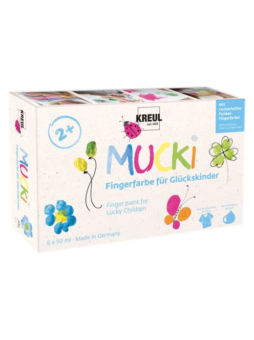 Mucki ujjfestékek 6x50ml