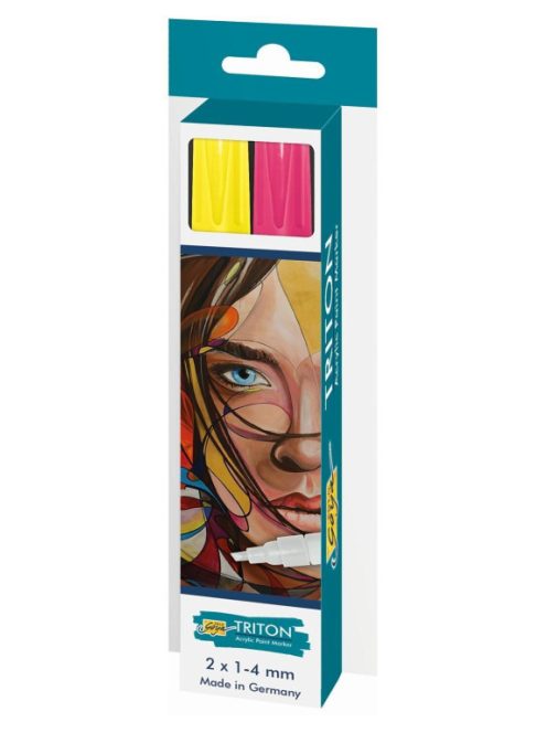 Triton akril marker készlet 2 db fluoreszkáló