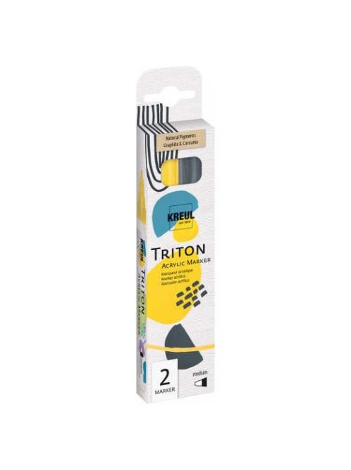 Triton akril marker készlet 2 db természetes pigment