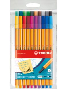 Stabilo 88 Fineliner készlet 20 db PVC