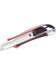   Vágókés törő fém fém megerősítéssel, ezüst-piros 18mm