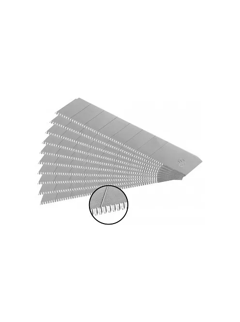 Törhető pengék fogazott élű 10db 18mm SK5