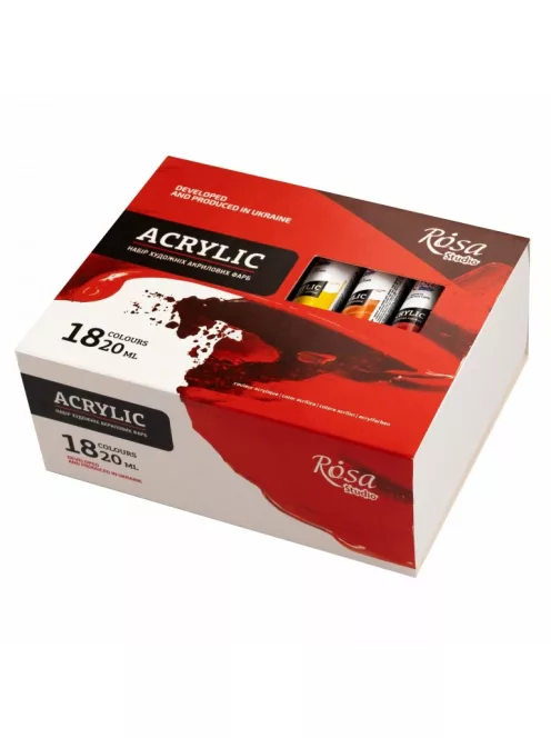 Rosa Studio acrylic paint set 18x20ml