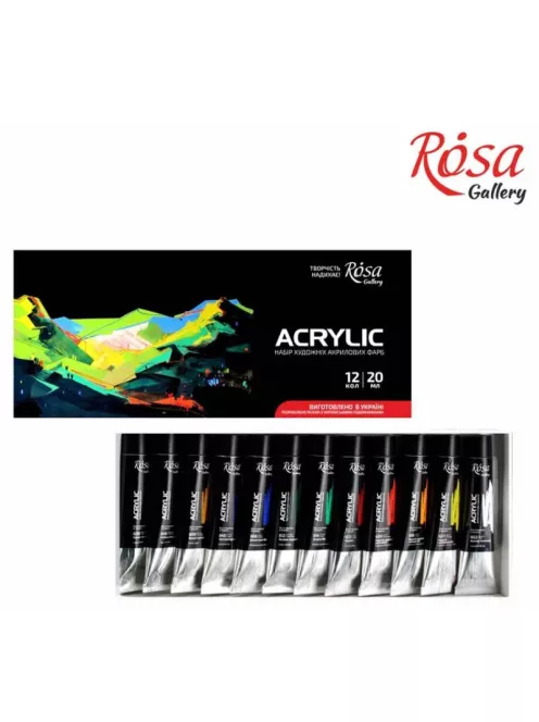 Rosa Gallery akril festékkészlet 12x20ml