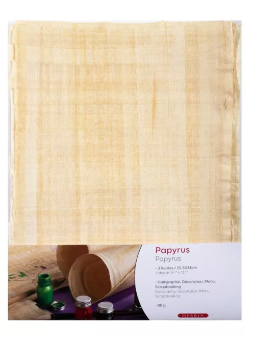 Hagyományos papirusz 25.5x34cm, 3 lapos csomag