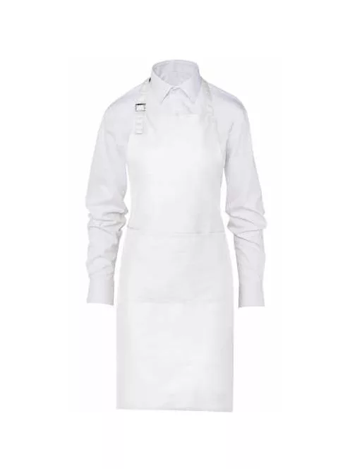 Pamut kötény zsebekkel 200g - fehér