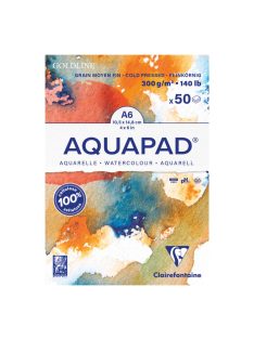 Pad for watercolor Goldline A6 300g, 50 lap