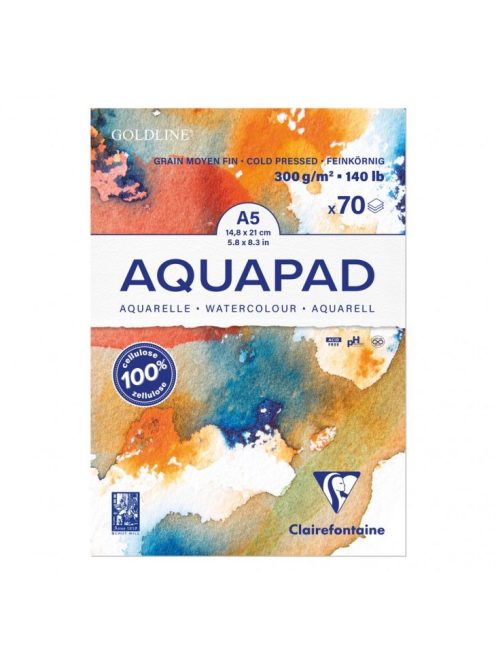 Pad for watercolor Goldline A2 300g, 20 lap