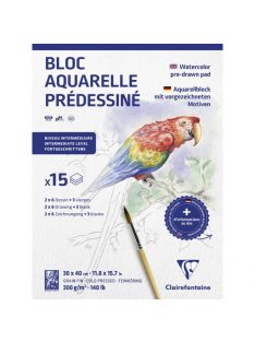 Animals watercolor coloring books 30x40cm 15 lap