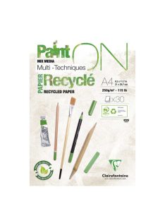   PaintON újrahasznosított vegyes médiás jegyzettömb A4 250g