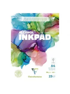 Alkohol tintához való blokk Inkpad glued A4 90g