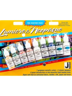 Lumiere és Neopaque Exciter pack textilfesték készlet
