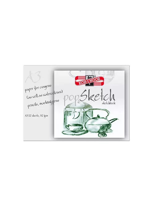 Sketchbook Pop Sketch A3 110g/m2, 20 sheets