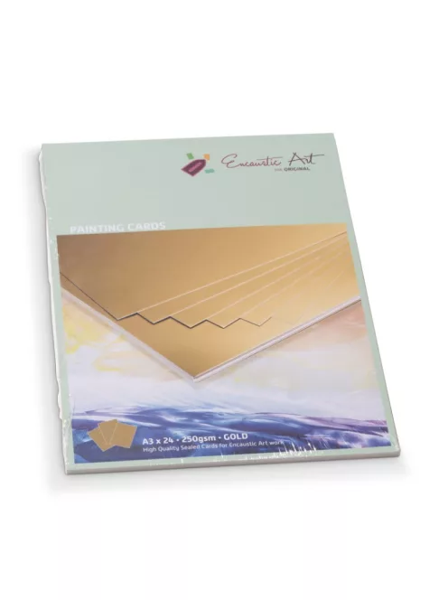 cardboard for encaustic A3 gold 250 g/m2