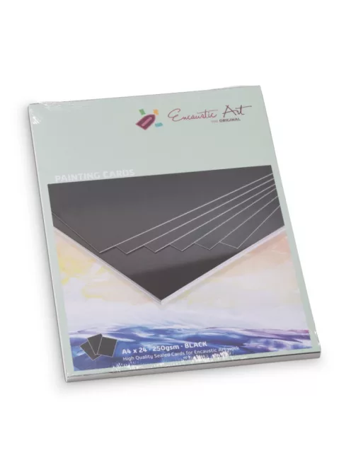 cardboard for encaustic A4 fekete 250 g/m2