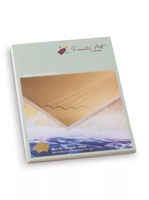 cardboard for encaustic A4 gold 250 g/m2