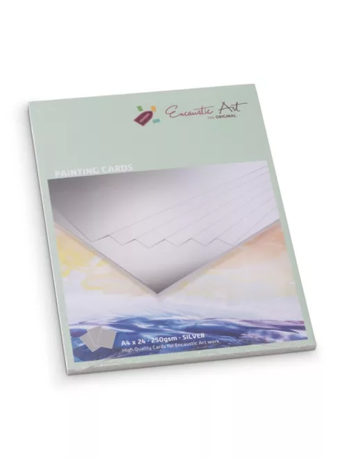 cardboard for encaustic A4 silver 250 g/m2