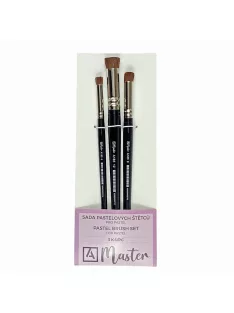 Set of pastel brushes mester A185 3 pcs