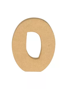 Papírmasé szám – 0