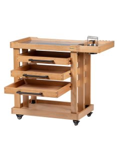 Tárolókocsi Meeden 5 szintes 68x44cm tömör bükk