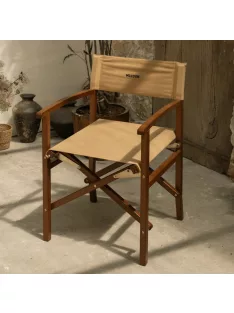 Folding chair "director" Meeden beech 89x53cm