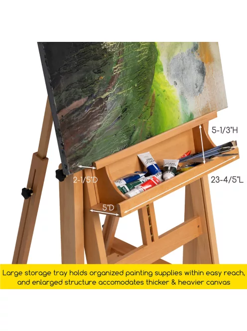 Nagy bükkfa festőállvány Meeden 6043 Deluxe