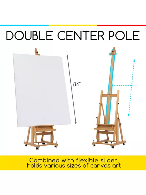 Nagy bükkfa festőállvány Meeden 6043 Deluxe