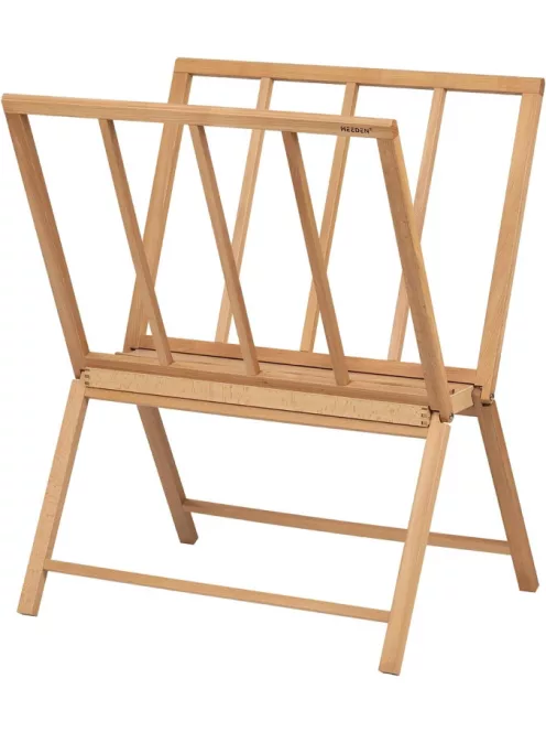 Large wooden print-rack Meeden beech 80x68x99cm