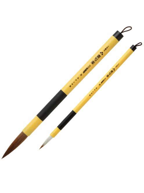 2 japán kalligráfikus ecset készlet, póni és szintetikus