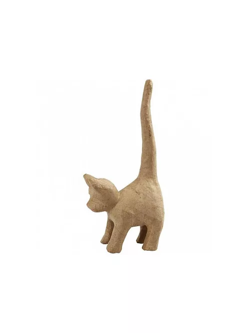 Paper mache cat small