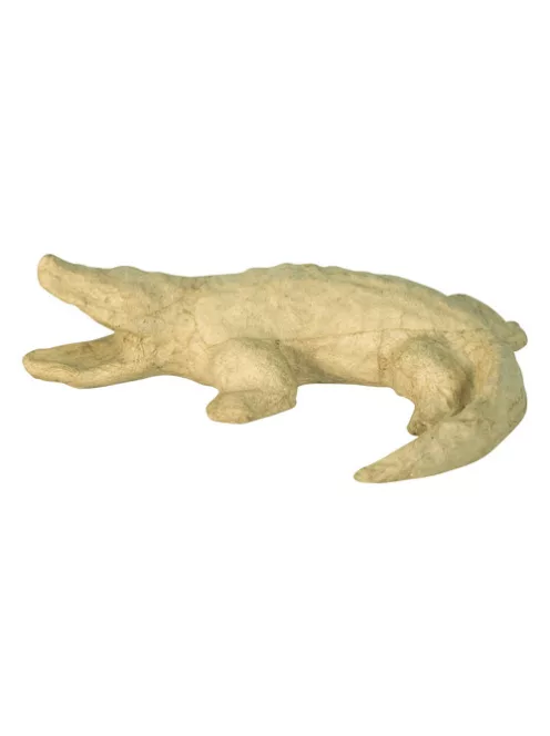 Papírmasé krokodil