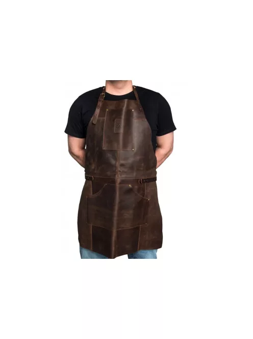 BeaverCraft Genuine Leather Apron – Brown