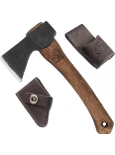 Small carving axe with leather sheath BeaverCraft