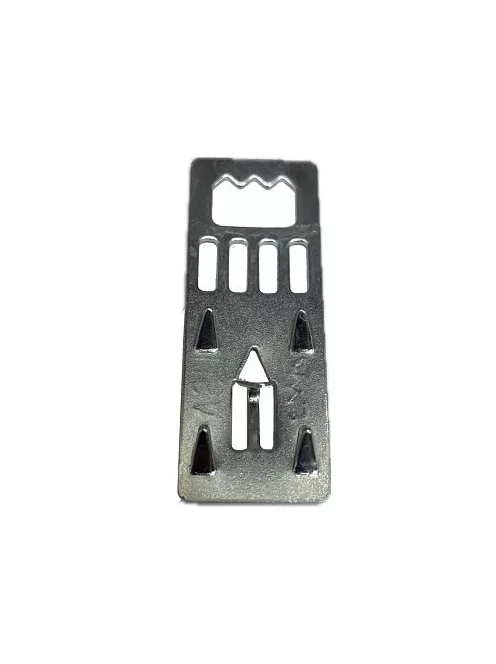 Hook into the foam cap plate