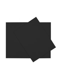 Fekete vászon, kartonpapíron - 30x40cm