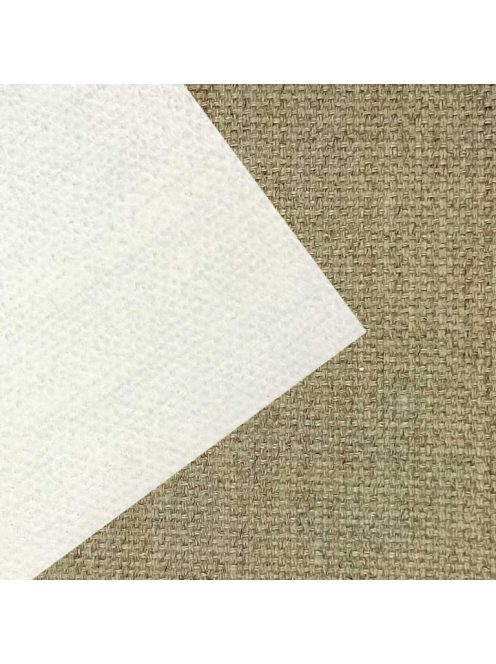 Kockás vászon Belle Arti 591, Panama len 594g - szélesség 215cm