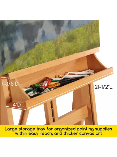 Nagy bükkfa festőállvány Meeden type H 6018