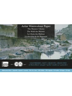 Akvarell tömb Baohong Masters 12.5x18cm cold pressed 300g