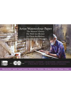 Akvarell tömb Baohong Masters 15x23cm hot pressed 300g