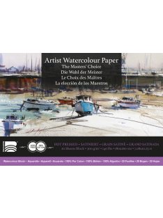 Akvarell tömb Baohong Masters 18x26cm hot pressed 300g