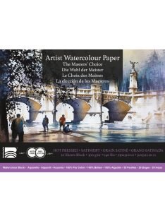 Akvarell tömb Baohong Masters 23x31cm hot pressed 300g