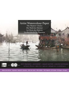 Akvarell tömb Baohong Masters 31x41cm hot pressed 300g