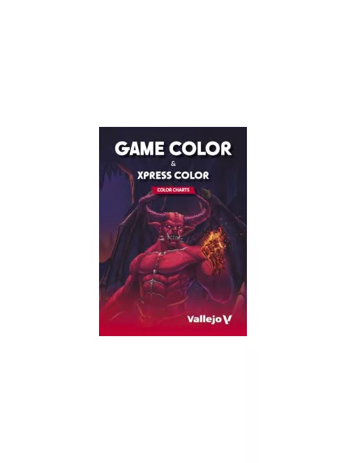 Vallejo színkártya: Game Color & Xpress Color