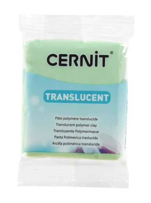 Modeling compound Cernit 56g  6605 Translucent Lime Green